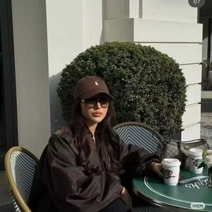 RALPH LAUREN POLO PONY HAT Baseball Cap brown with Embroidery polo Adjustable